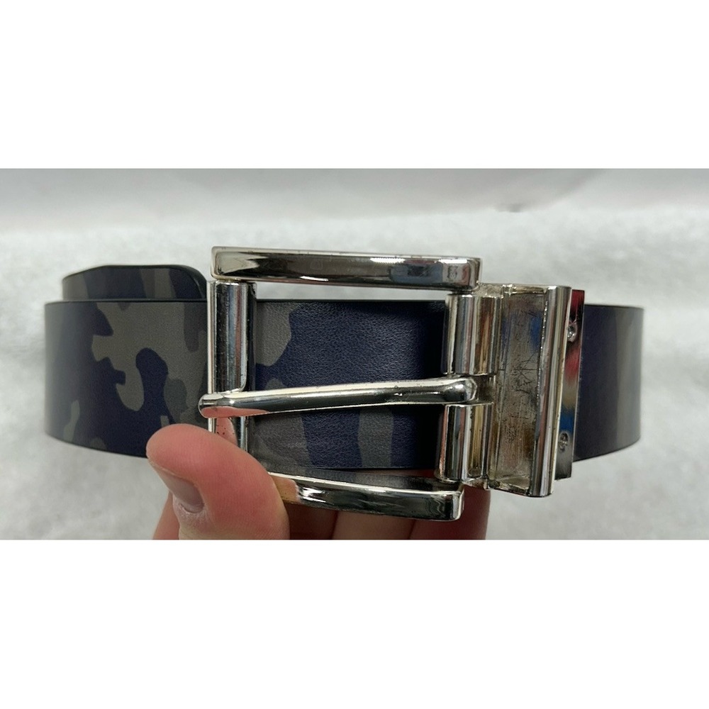 Robert Graham Mens Size 34? Reversible Camo Black Adjustable Belt